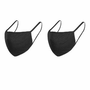 Sweetums Signatures Face Masks, Set of 2, Black